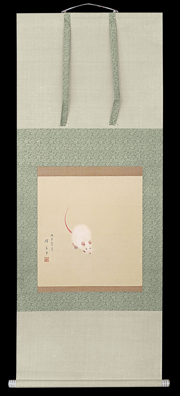 Kakemono-Japan-Malerei-Maus-HSB015A