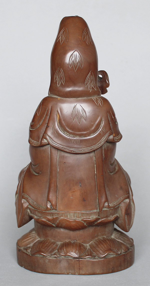 Kwan Yin Figur Schnitzerei Buddhismus Japan R