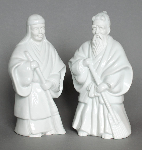 Figurenpaar Baumgeister Porzellan Japan B