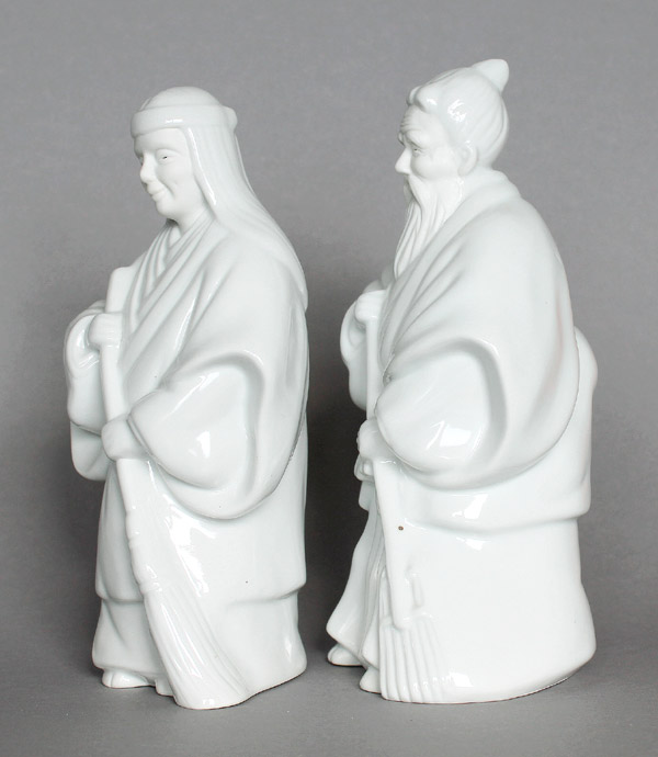 Figurenpaar Baumgeister Porzellan Japan C