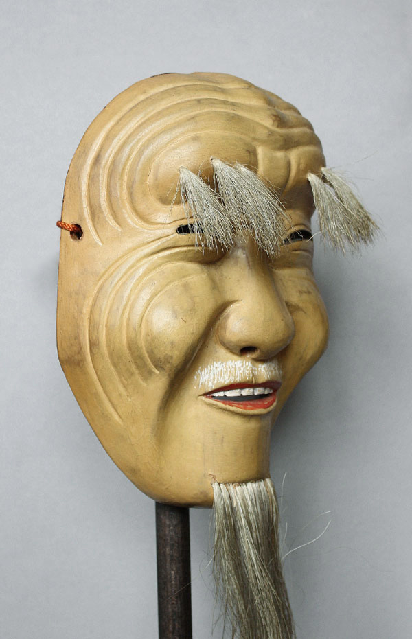 Noh-Theater Japan Jo Mask old man mask alter Mann C