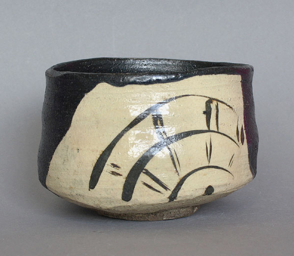 Momoyama Edo Teeschale Oribe-Yaki Japan antik B