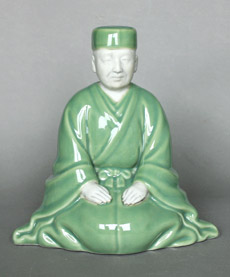 Kyo Okimono Teezeremonie Figur Seladon