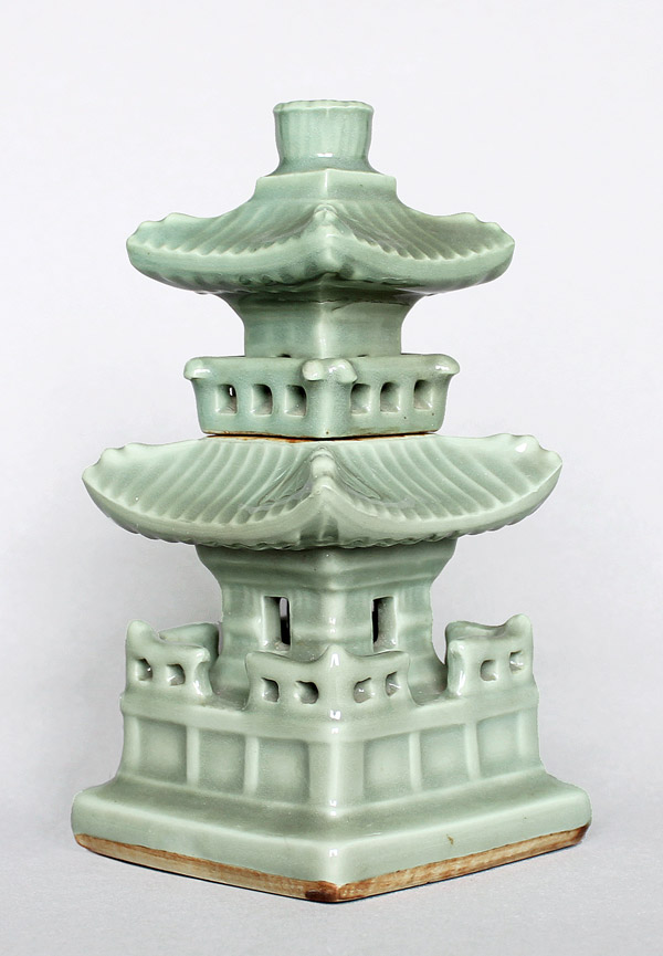 Koro Seladon Kyo-Keramik Japan Sado A