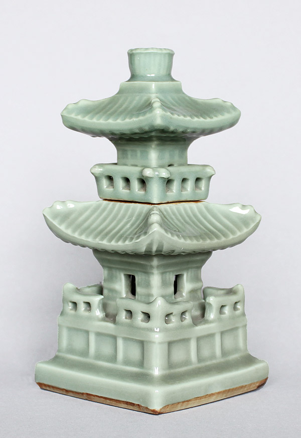 Koro Seladon Kyo-Keramik Japan Sado C