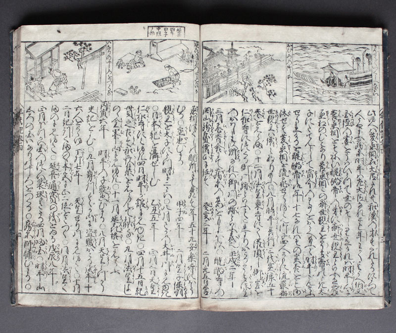 Japanische Kaiser Holzschnitt Buch EDO C