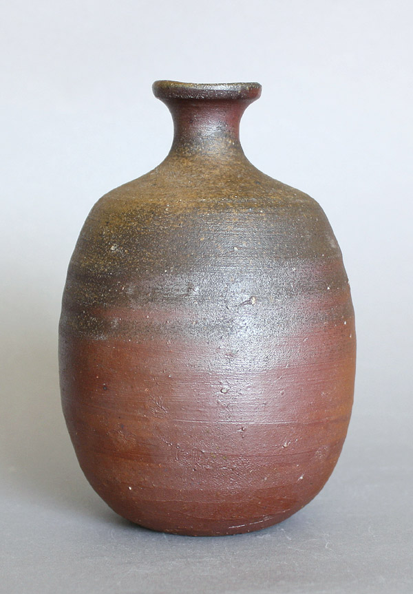 Sakeflasche Bizen Yaki Keramik B