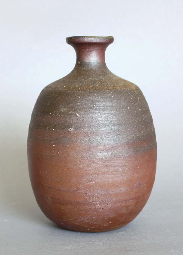 Sakeflasche Bizen Yaki Keramik D